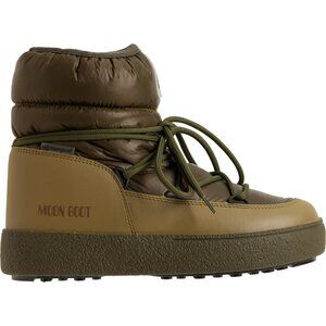 NEW MOON BOOTS LTrack Low Nylon women Winter Boots Waterproof in khaki 1025 8s4